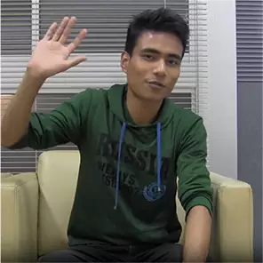 ネパール留学生アニスさん